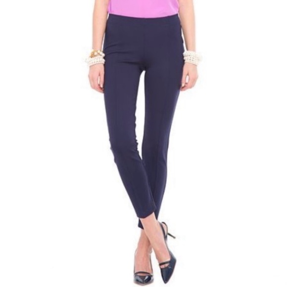 Lilly Pulitzer Travel Pants Navy Size XS - Picture 2 of 7